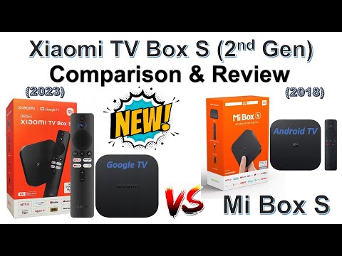 Xiaomi TV Box S 2nd Gen Black, Android TV