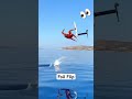 First ever foil board flip ⁉️ #surf #foilboard #foil #motivate #flips #motivation #surfing #water