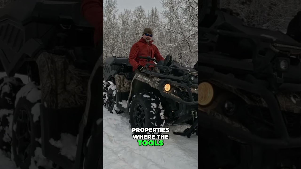 ATV Snow Plow for Deep Winter and More!