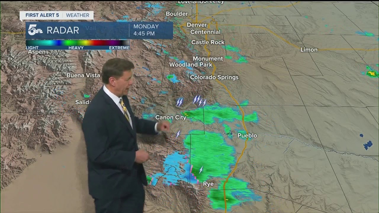 Scattered showers with stronger afternoon wind - YouTube