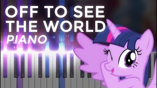 Video thumbnail of "Off To See The World (Lukas Graham) - The My Little Pony Movie Synthesia"