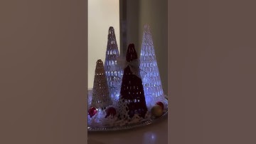 Crochet Christmas Tree 🎄 #crochet