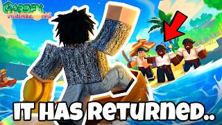 Playing the Forgotten Isle Update in Garden Horizons! (ROBLOX)