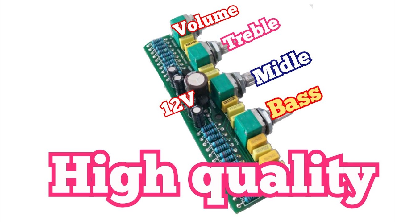 Tone control aktif dc 12v, Tone controlnya amplifier class D #BangOpek