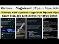 Virtusa Technical interview | Cognizant mail update|EPAM 8lpa job 2025 Batch🔥|hcl update