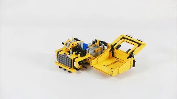 MoFun 13017 DIY Engineering Team Tractor Assembling Blocks