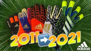 L' évolution des gants de gardien de but ADIDAS en 10 ANS ! 🧤