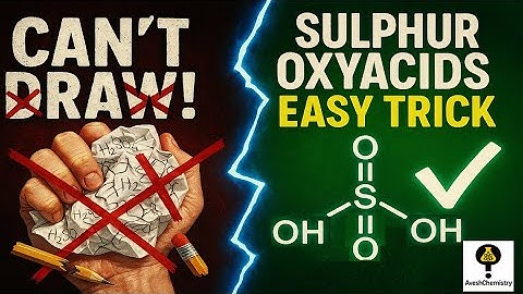 ⏱️ HOW TO Draw Oxyacids of Sulphur Structures FAST ⏱️