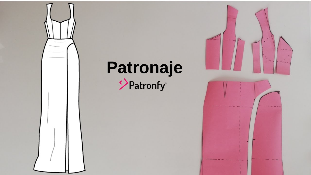 305.-Corset | Vestido elegante | Patronaje