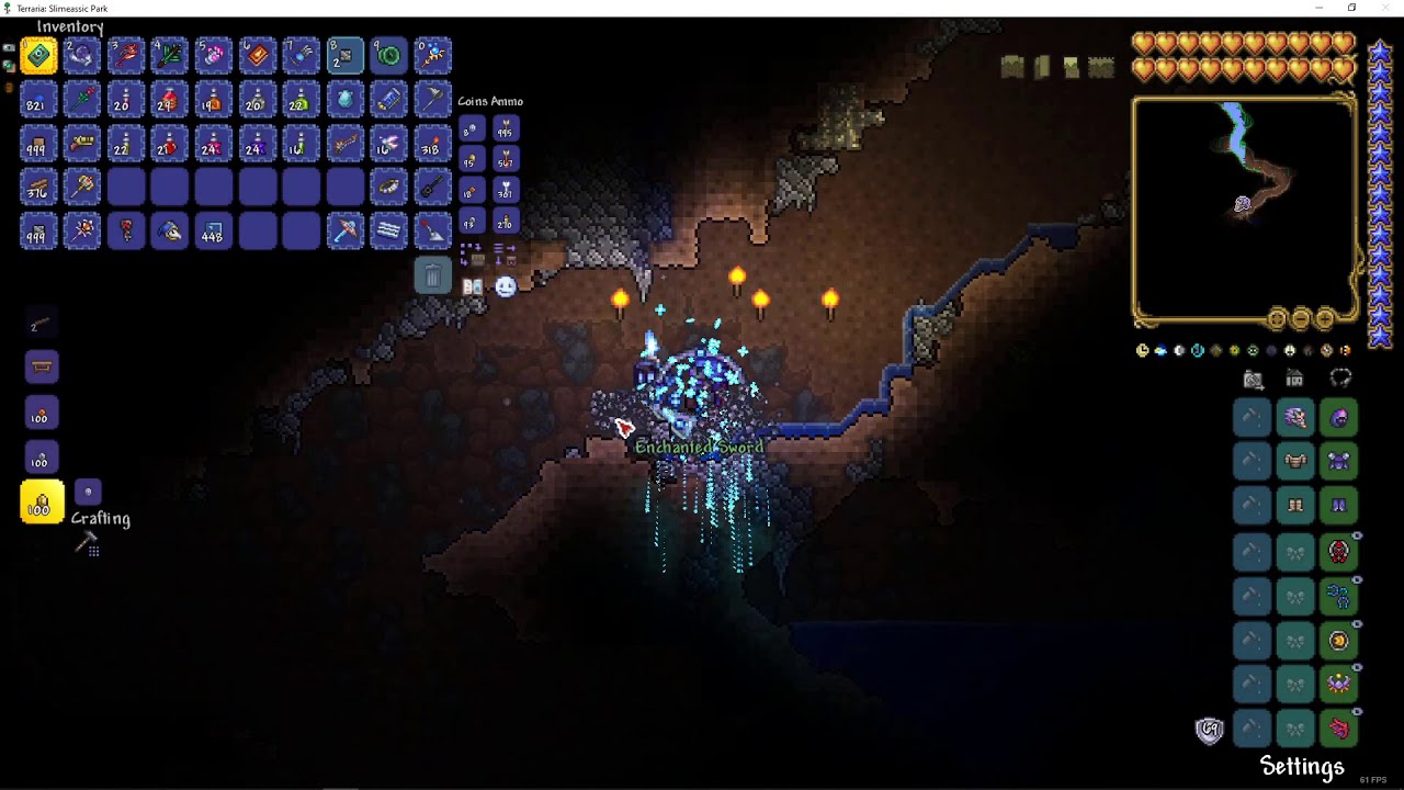 Enchanted Sword Seed Terraria 1 4 1 2 Youtube