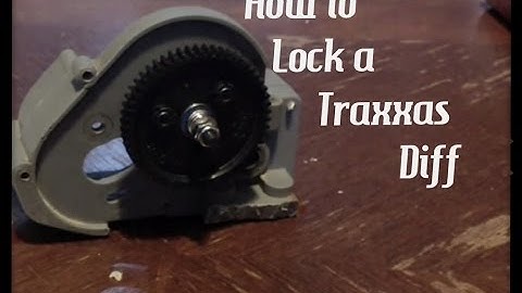 How to Lock a Traxxas 2wd Transmission