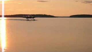 Beech 18 on floats
