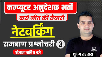 Rajasthan Computer Teacher Vacancy- 2021 | Networking Imp. MCQs Part-3 | Computer Instructor Bharti