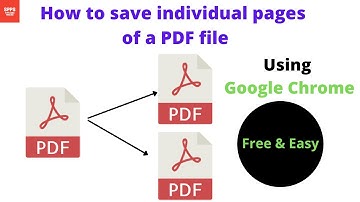 How To Split PDF Pages Into Separate Files using Google Chrome | Free & Easy | 2022