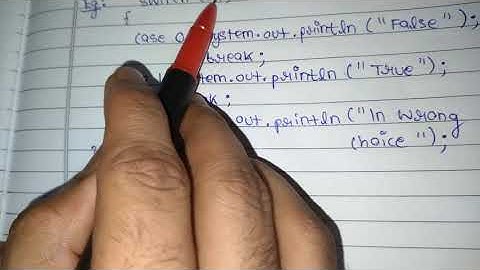 Switch Case in JAVA|JAVA BlueJ|