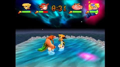Crash Bash - Polar Panic Platinum Relic (Co-op with PR)