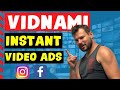Vidnami Instant Video Ads - How to Create Video Ads for Facebook Easily