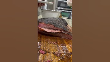 Brisket on an Oklahoma Joe’s Longhorn reverse flow