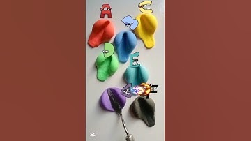 Alphabet lore Color Mixing 🔥 #colormixing #shorts #alphabetlore #satisfying