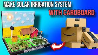 Working Solar Irrigation System DIY 🚿 | Science Project Model | How to Make Solar Irrigation System