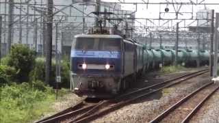 【ｸﾏｲﾁと重連】 EF200-901+EH200-13　重連91レ　タキ17B　新鶴見出発