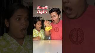 My Sister Vs Me : Who will make the best Light for Diwali #shorts