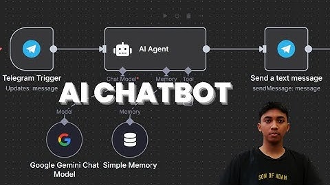 🔥 Bikin AI Chatbot Otomatis Tanpa Coding! | Integrasi Telegram + Gemini + n8n 🚀