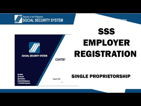 SSS EMPLOYER REGISTRATION [Part 1]