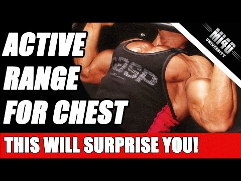 Muscle Active Range Chest Muscles, Ben Pakulsi Chest Training Workout Exercise