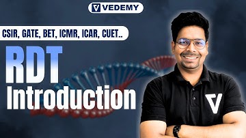 Recombinant DNA Technology (RDT) | Introduction | By Virendra Singh | CSIR | GATE | DBT | ICMR | CUE