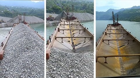 Full view of the whole process of unloading you should not have seen.