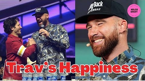 Travis Kelce TODAY at the Big Slick KC 2024 with Paul Rudd