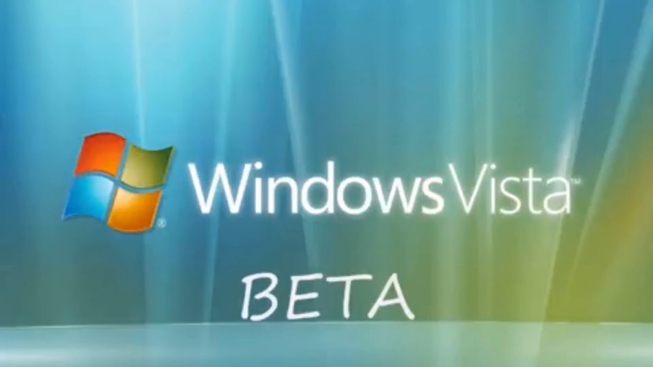 Windows Vista Beta 2004 Logo Youtube