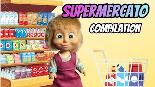 Masha supermercato compilation