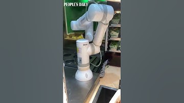 Enjoy as this #robotic chef serves you a steaming bowl of #noodles in Shanghai