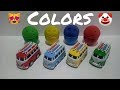 Colors Rainbow sand Cups  Small Cars  BABY Secrets Smeshariki Croshe Barash Sovunya Mole