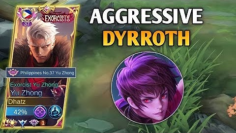 DYRROTH VS PRIME YU ZHONG 🔥WHO IS THE KING OF LIFESTEAL? (EXPLAINED TUTORIAL) BEST BUILD TO RANK UP
