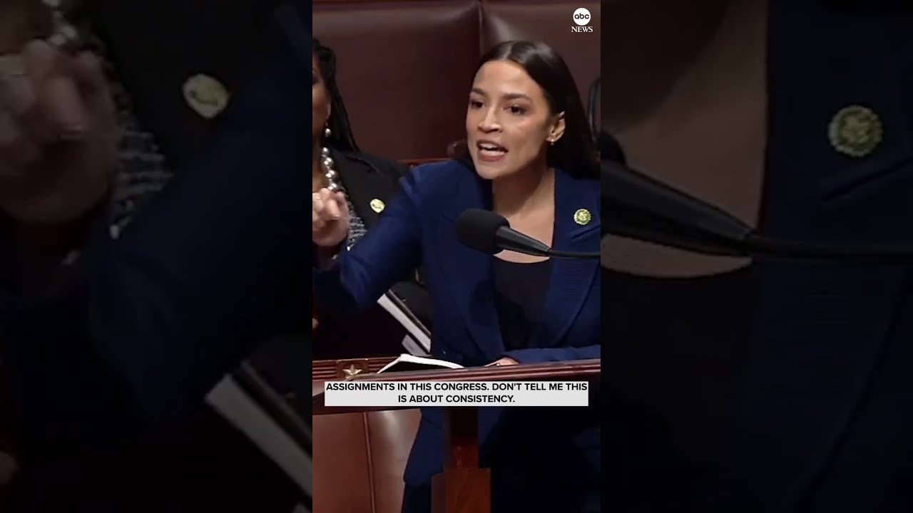 Rep Alexandria Ocasio Cortez Excoriates Republicans For Ousting Ilhan Omar From Committee 
