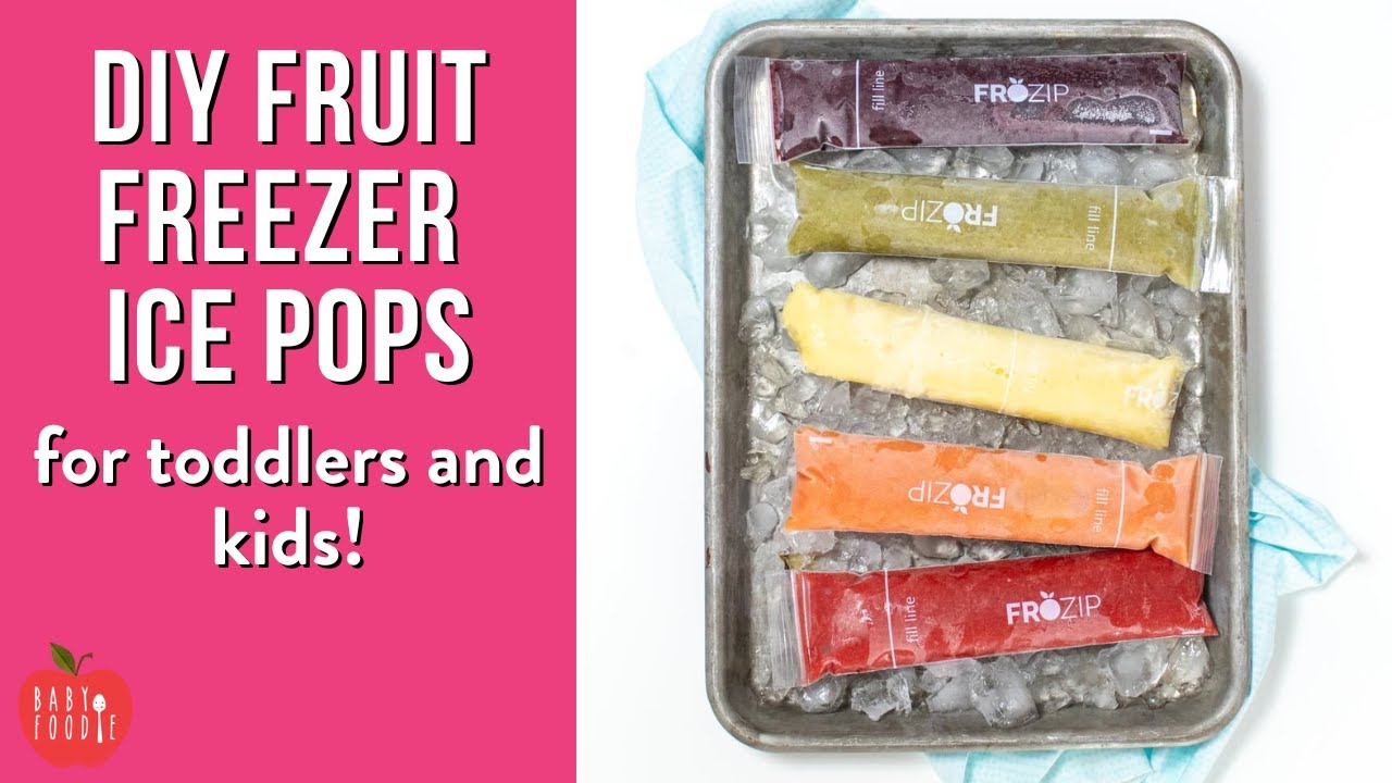 Fresh Fruit Freezer Ice Pops for Toddlers and Kids!