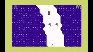 Ski (C64 4k Game 2021) - Gameplay
