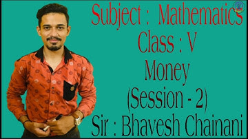 02 APRIL 2021 #STD-5TH #MATHS MONEY PART 2