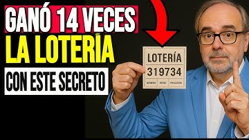 Ganó la loteria 14 veces usando este secreto