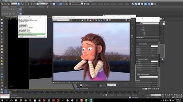 Girl Texturing, Shading & Render