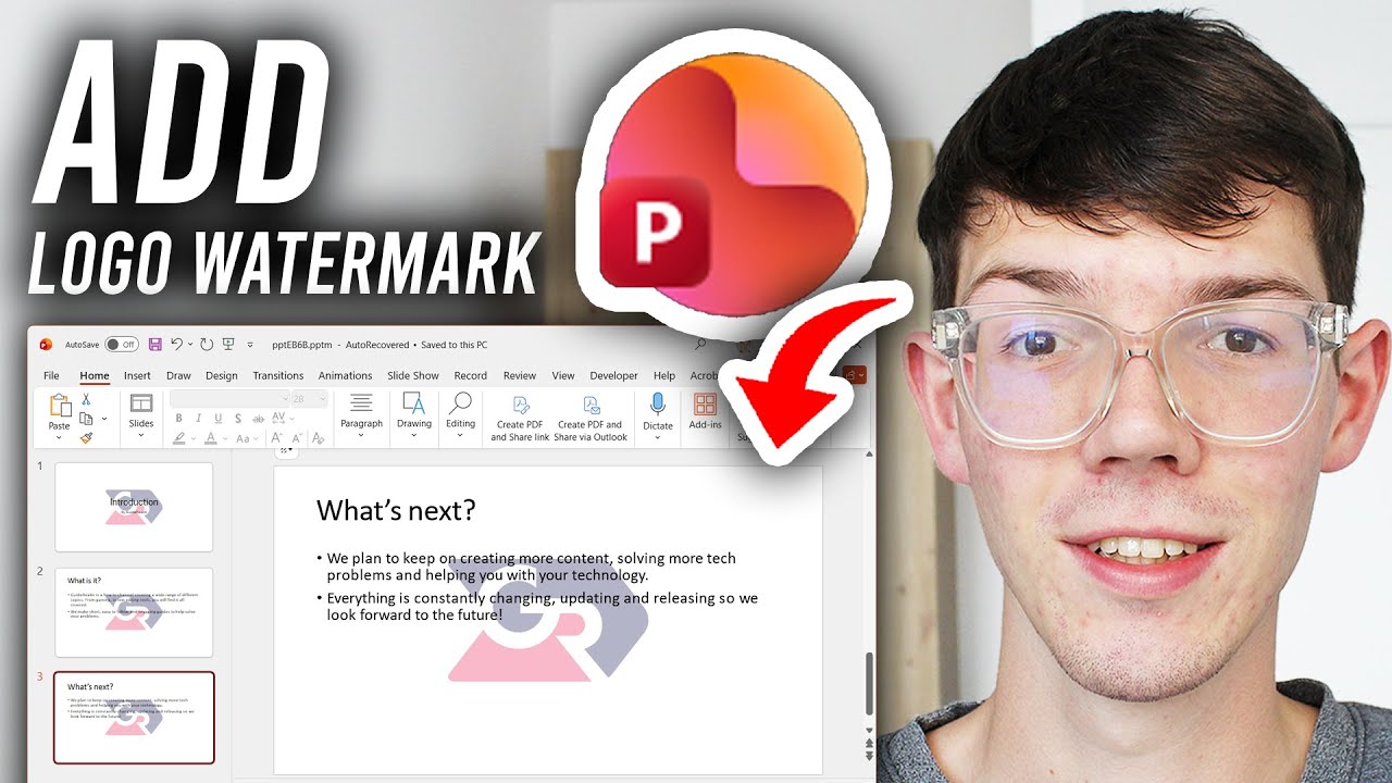 How To Add Logo Watermark In PowerPoint On All Slides - Step By Step ...