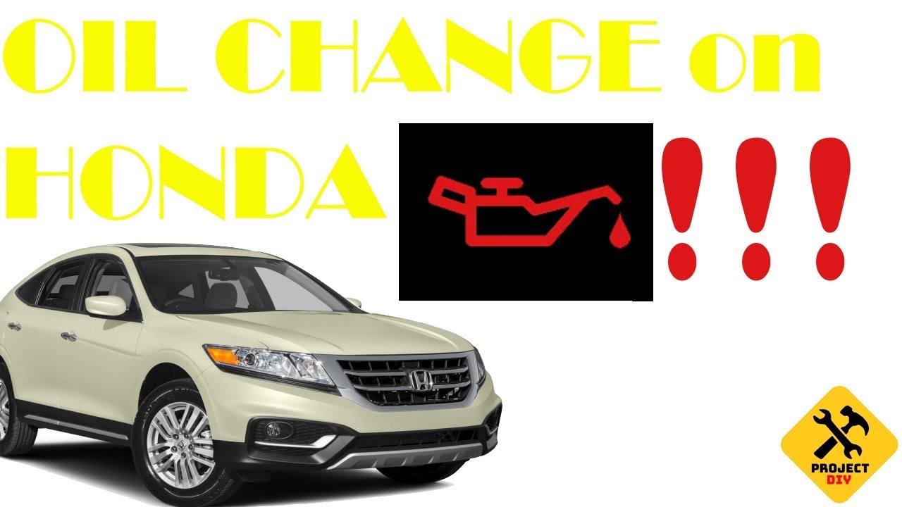 How to Change Oil on Honda Accord Crosstour YouTube