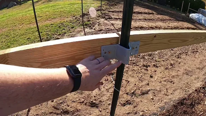 🌳 Construisez une clôture de jardin facile avec des poteaux T