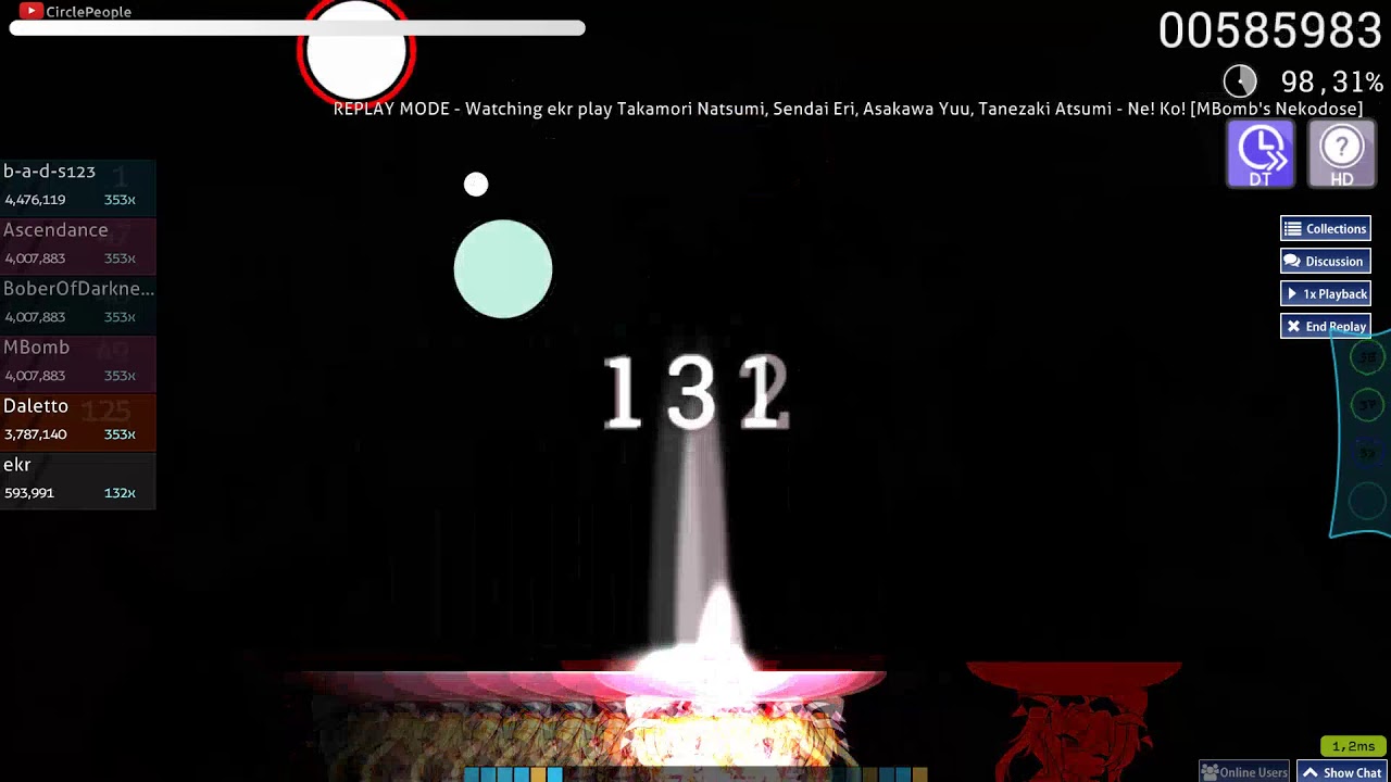 osu!catch | ekr | Various Artists - Ne! Ko! [MBomb's Nekodose] +HD,DT | 98.19% FC 662pp