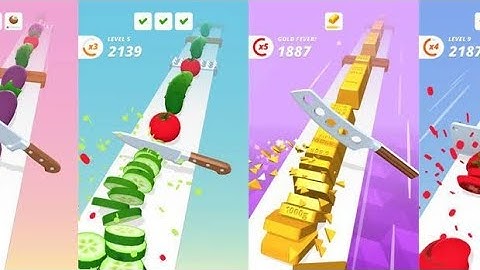 Perfect Slices Levels 1-10 IOS Gameplay