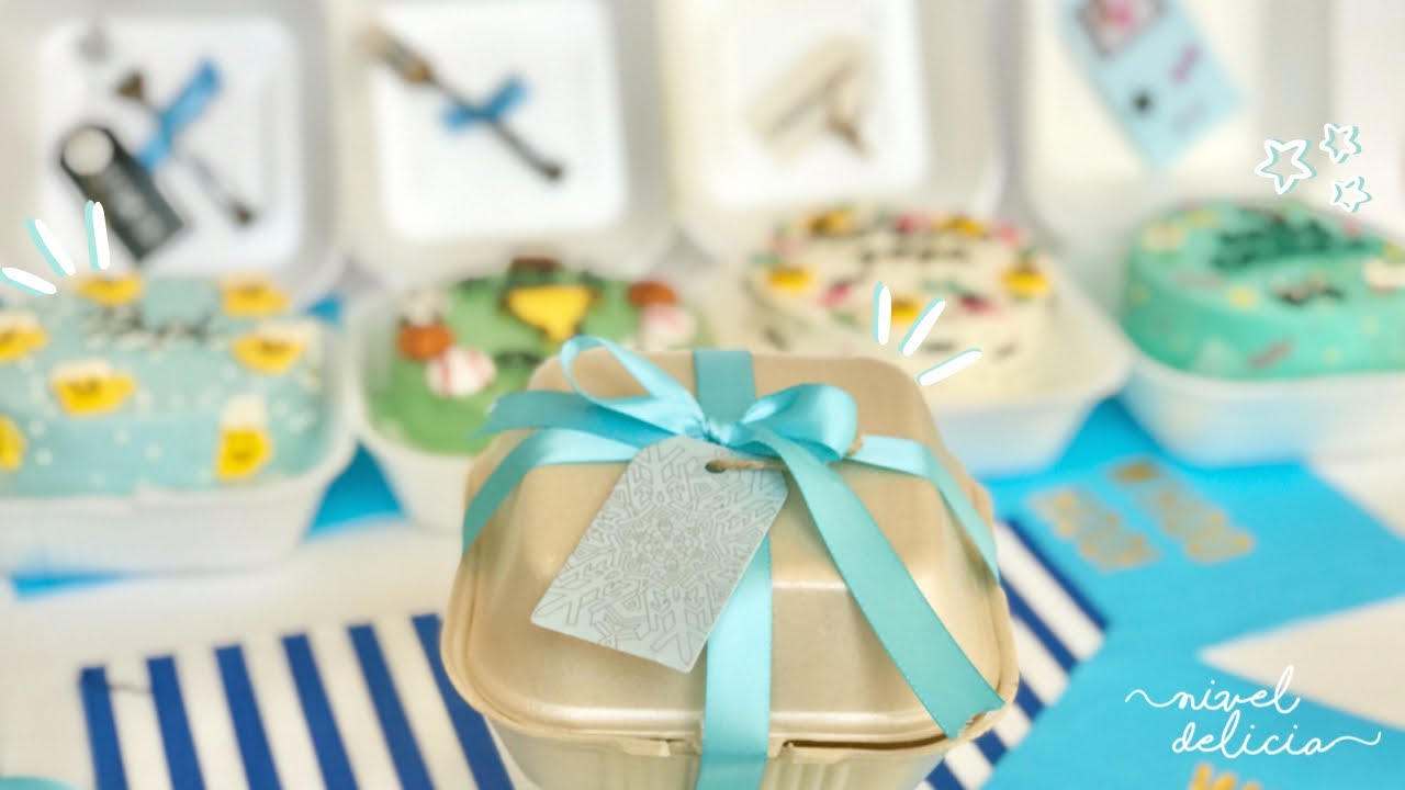 Мини КОРЕЙСКИЕ ТОРТЫ в подарок ПАПЕ 🥸 УКРАШЕНИЕ торта Ланчбокс в ПРОДАТЬ ДЕНЬ ОТЦА