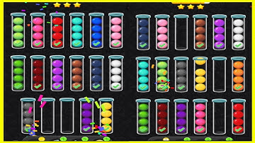 Color Ball Puzzle Gameplay |All Levels android,ios [Classic: 518-522] |ASMR&Gaming